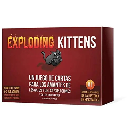 Asmodee Exploding Kittens – Kartenspiel (ekek0001), Spanisch