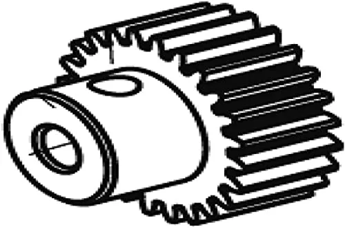 Jamara jamara505126 3,17 mm Motor Gear für 22Z 48dp Tiger BL Monster Truck