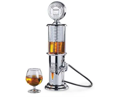 Goods+Gadgets Getränkespender Retro Zapfsäule Biertower - Stylischer Getränkespender für Bier, Wein und Spirituosen – ideal für Partys und gemütliche Abende. Einfach zu bedienen und ein echter Hingucker!
