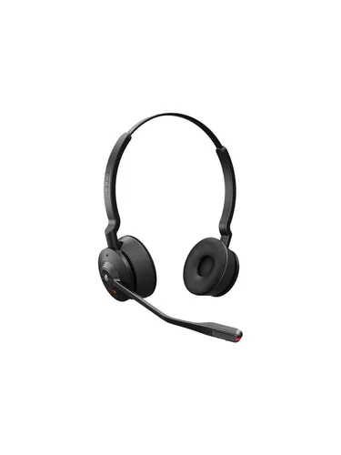 Jabra Engage 55 - Schnurloses Stereo-Headset mit DECT-Adapter, geräuschunterdrückendes Mikrofon und bis zu 150 m Reichweite für professionelle Telefonate