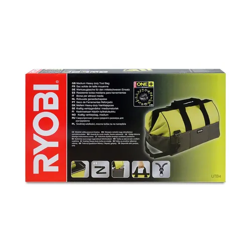 Ryobi Nylon Werkzeugtasche UTB4 – Grau, Gelb