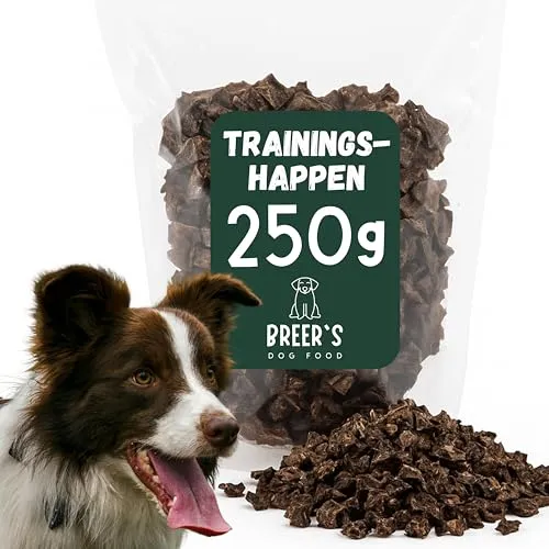 Leckerli 250g Rind Rinderlunge Hundesnack klein und praktisch Training Hundeleckerlie zuckerfrei getreidefrei Getrocknete Trainingshappen Trainingsleckerli