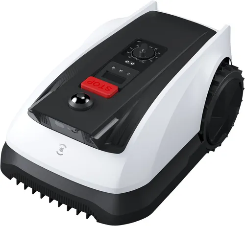 Ecovacs Goat O500 Panorama Mähroboter - Rasenmäher ohne Begrenzungskabel für bis zu 500 m², mit WLAN-Steuerung und Hindernisvermeidung sowie selbstständiger Rückkehr zur Ladestation.