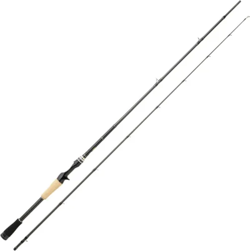 Hearty Rise Suonalution Cast 2.08 m Baitcaster Rute - Angelruten für Raubfische, leicht und präzise mit V-NET III Carbon-Technologie für optimale Bisserkennung und Angelerlebnis.