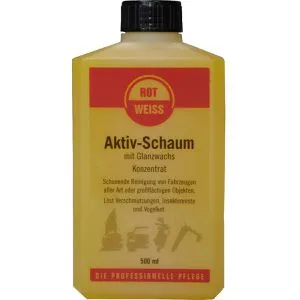 RotWeiss Autoshampoo Aktiv-Schaum, mit Orangenduft, Konzentrat, 500ml