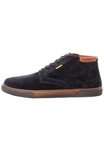 camel active Schnürstiefelette blau 41 EU - Sneaker in navy aus weichem Veloursleder, mit 2 cm Absatzhöhe und bequemer Schnürung für optimalen Tragekomfort.