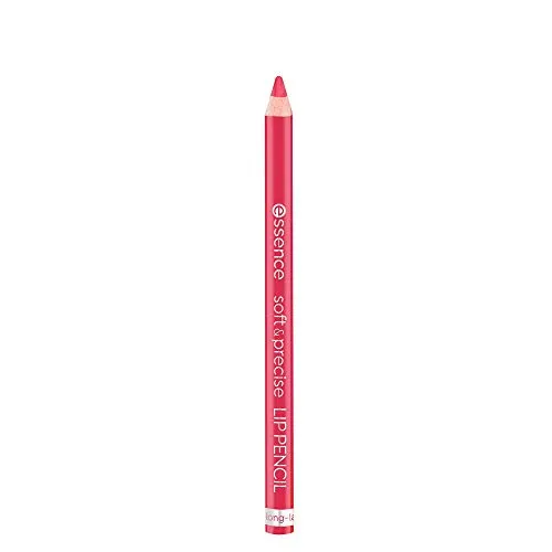essence soft & precise LIP PENCIL, Lippenkonturenstift, weich & präzise, Nr. 106 late night, rot, farbintensiv, natürlich, vegan, entspricht unserem CLEAN BEAUTY Standard (0,78g)