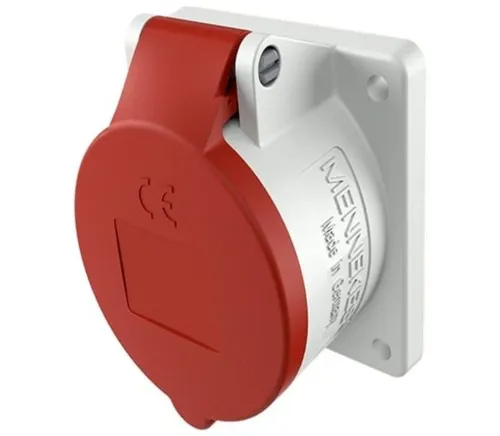 Schneider Electric Anbausteckdose PKY16F435 IP44 - CEE-Anbausteckdose mit IP44 Schutzart, ideal für den Außenbereich, schraublose Klemme für einfache Installation und hohe Sicherheit.