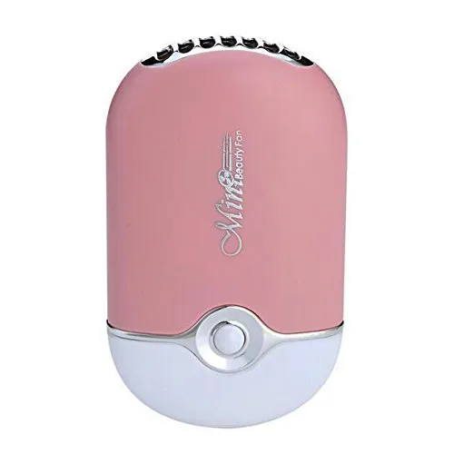 Tongping USB Mini Ventilator Klimaanlage Gebläse für Wimpernverlängerung (Rosa)