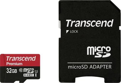 Transcend GUSDU1 microSDHC Speicherkarte 32 GB von Transcend