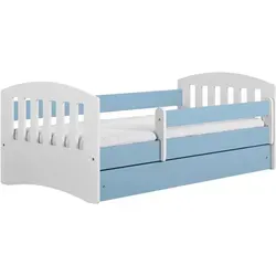 Raumhirsch Furniture Kinderbett Blau, 80x180 cm mit Schublade - Kompaktes Kinderbett 80x180 cm in Blau mit praktischer Schublade – ideal für jedes Kinderzimmer. Hochwertige Materialien und modernes Design vereinen Funktionalität und Sicherheit für einen angenehmen Schlaf.