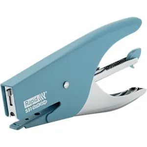 Rapid Heftzange S51 Supreme Soft Grip - Blau - Heftgerät für bis zu 15 Blatt mit Soft Grip für komfortables Arbeiten. Ideal für den Büroalltag und Heimgebrauch. 5 Jahre Herstellergarantie.
