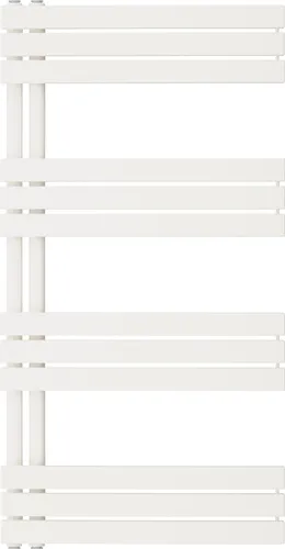 Aquabad Fornax Badheizkörper 60 x 115 cm - Moderner Handtuchwärmer mit 593 Watt Heizleistung, ideal für Badezimmer. Kompakte Maße und seitlich versetzter Anschluss sorgen für einfache Installation und effiziente Wärme.