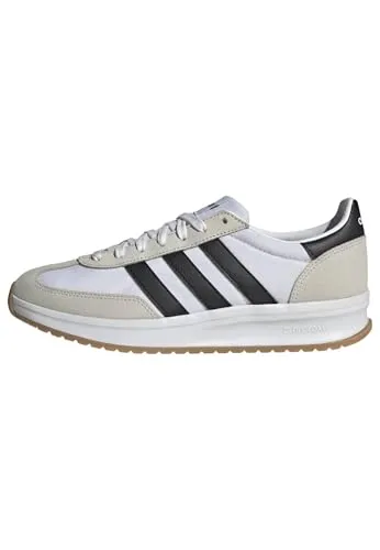 adidas Herren Run 70S 2.0 Schuhe - Cloud White/Core Black/Grey One, 40 2/3 EU - Laufschuhe mit regulärer Passform, Cloudfoam Zwischensohle für optimalen Komfort und Gummiaußensohle für beste Griffigkeit.