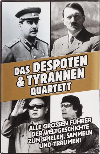Tyrannen & Despoten Quartett 3 - Das Diktatoren Kartenspiel (Orange Edition)