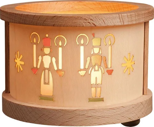 Richard Glaesser Teelichthalter Teelichtlaterne verschiedene Motive Original Seiffen im Erzgebirge, Handwerkskunst aus dem Erzgebirge