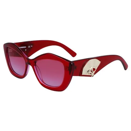 Karl Lagerfeld KL6127S 626 Wine/Pink Sunglasses Woman Acetato, Cat Eye, 52