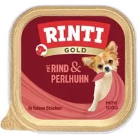 Rinti Hunde-Nassfutter Gold Mini Rind und Perlhuhn 100 g
