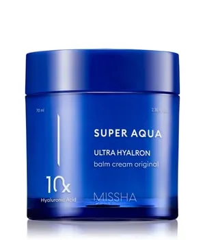 Missha Super Aqua Ultra Hyalron Balm Cream 70ml - Tagespflege mit intensiver Feuchtigkeit, ideal für trockene Haut und sorgt für ein frisches Hautbild den ganzen Tag.