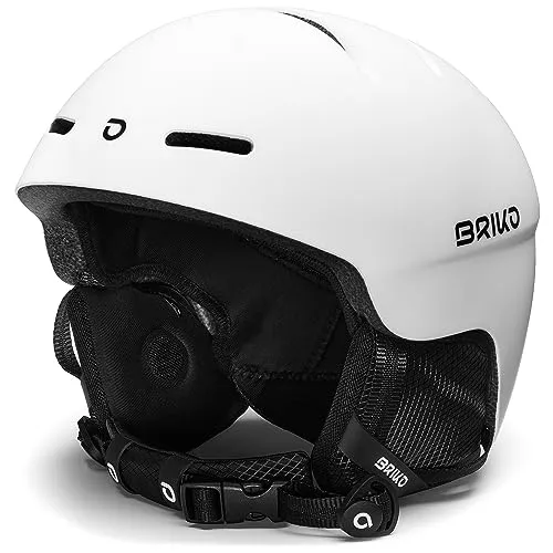 Briko Unisex – Erwachsene Helm Helmet, MATT White, M