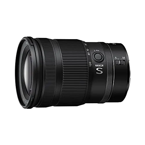 Produktbild Nikon NIKKOR Z, 24–120 mm f/4 S, Premium-All-in-One-Zoomobjektiv mit konstanter Blende für spiegellose Kameras der Z-Serie (Weitwinkel bis Tele), Modell Nikon USA