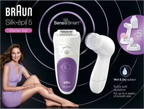 BRAUN Silk-épil 5 5/870 SensoSmart Violett Epilierer