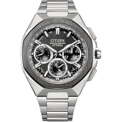Citizen Watch CC4104-53E - Hochwertige Chronographenuhr - Armbanduhren für Herren mit Keramik-Lünette, solarbetriebenem Eco-Drive und GPS-Funktion. Ideal für Technikliebhaber und Stilbewusste.