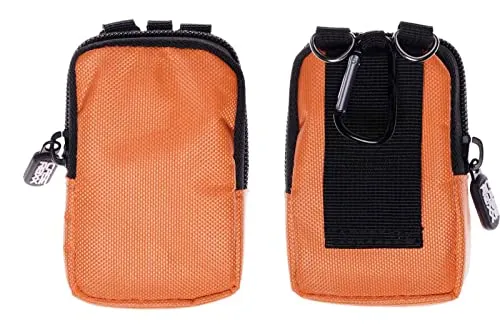 caseroxx Canvas Tasche für Funkmelder- Swissphone- Airbus in orange von caseroxx