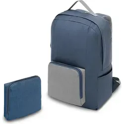 Bestlivings Rucksack faltbar in Jeansblau, Daypack mit Oxford-Gewebe, leichter Wanderrucksack für Camping oder Reisen, platzsparender Faltrucksack - Blau