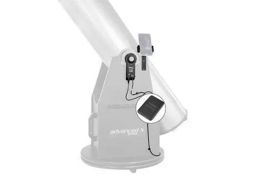 Omegon Push+ Go Standalone-Encoder-System - Objektfinder-Nachrüstsatz für Teleskope mit kabelloser Bluetooth-Verbindung und präzisen digitalen Encodern für müheloses Nachverfolgen von Himmelsobjekten.
