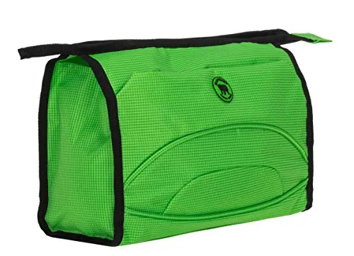 Kulturtasche Washbag groß Damen Herren Elephant Colors Kulturbeutel 4 L Large 1290 Auswahl (Green (Grasgrün))