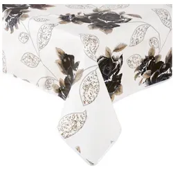 texpot Tischdecke Wachstuch Blumen Blüten abwischbar Wachstuchtischdecke (1-tlg) bunt rund | 160 cm x 160 cm