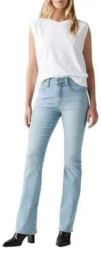 Levi's High Rise Bootcut Eternal Indigo Lig 725 - Klassische Bootcut-Jeans mit hohem Bund für eine schlanke Silhouette. Der superweiche Stretch-Denim sorgt für optimalen Tragekomfort und passt sich perfekt an deine Kurven an.