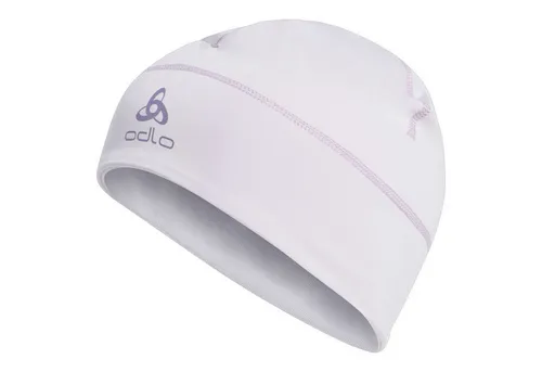 Odlo Mütze Herren Damen Polyknit Warm - Unisex Winter Sportmütze - Strickmütze aus 90% recyceltem Polyester, atmungsaktiv und schnell trocknend, ideal für Laufen, Skifahren oder Radfahren, mit reflektierenden Details für bessere Sichtbarkeit.