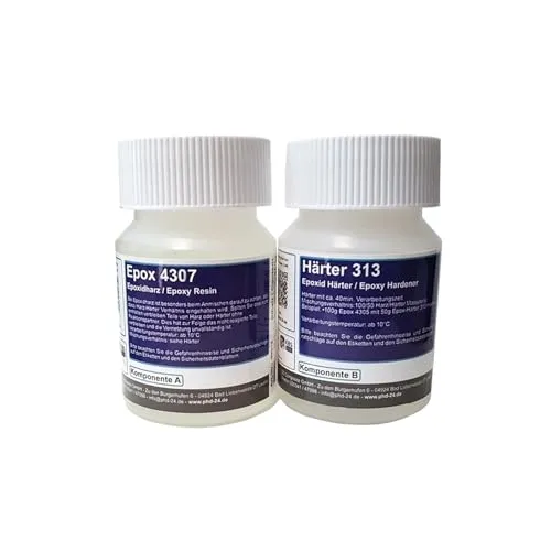 DD Composite Epoxidharz 4307 mit Härter 313 Transparent Universal-System Beschichtungen Laminierharz Deko Kunst Handwerk Reparatur Kunstharz Resin