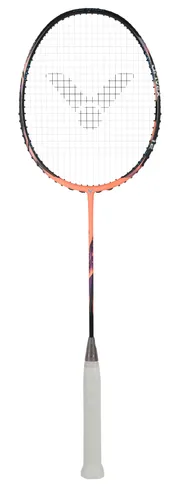 Victor Badmintonschläger DriveX 12 - Kopflastig & Steif, 87g, unbesaitet - Hochwertiger Badmintonschläger aus Graphit und Nano-Technologie für präzise Schläge. Leicht kopflastig, ideal für ambitionierte Spieler. Gewicht: 87g, Griffstärke: G5.