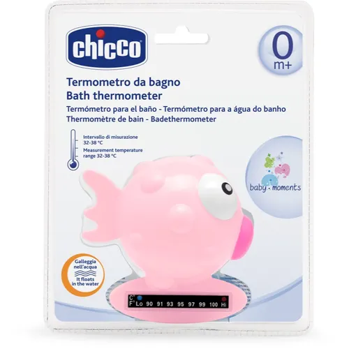 Chicco Baby Moments Thermometer für das Bad Pink 1 St.