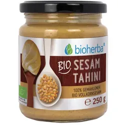 Bio Sesam Tahini 100% gemahlener Vollkornsesam 250 g
