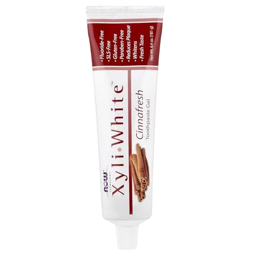 Now Foods, Xyliwhite Zahnpasta Gel, Cinnafresh, 6,4 oz (181 g)