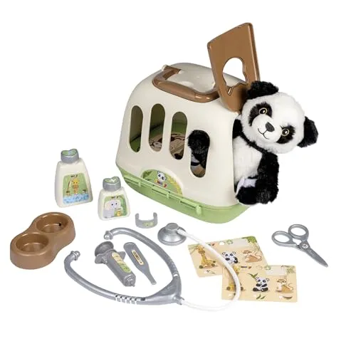 Smoby Spielzeug-Arztkoffer Tierarzt-Spielset mit Panda