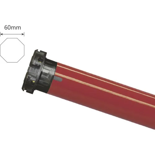 h Rohrmotor 20 Nm mit Adapter für 60 mm 8-Kantwelle - Fensterläden - Mechanisch einstellbare Endlagen für präzise Steuerung und einfache Installation.