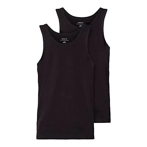 NAME IT Jungen Nkmtank Top 2p Noos Unterhose, Schwarz, 86 EU