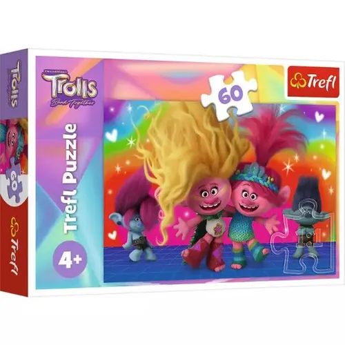 Puzzle 60 Przyjacielskie Trolle TREFL Trefl 5900511173864