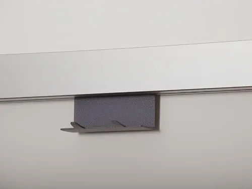 Kesseböhmer Küchenorganizer-Set Linero Mosaiq - Küchenorganizer für individuelle Gestaltung, inklusive 600 mm Profilleiste und 2er Hakenleiste in elegantem Graphitschwarz für mehr Ordnung in Ihrer Küche.