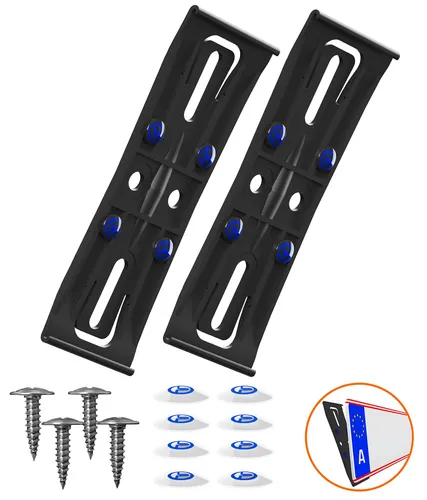 Kennzeichenhalter Österreich rahmenlos schwarz