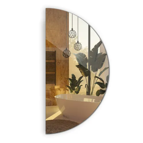 Produktbild cm Halbkreisförmiger Boho Spiegel 100 cm