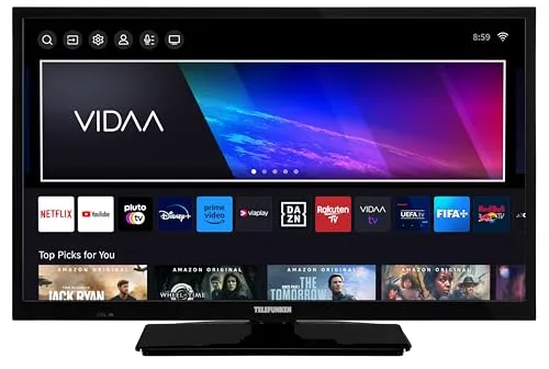 Telefunken 24 Zoll Smart TV VIDAA XH24VP550M in schwarz von Telefunken