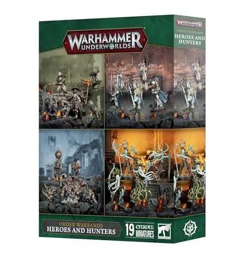 GW Underworlds Yltharis Wächter Set - Miniaturen-Set mit 19 unbemalten Figuren aus verschiedenen Fraktionen, ideal für Tabletop-Spiele und kreative Bastelprojekte. Perfekt für Fans von Warhammer Underworlds!