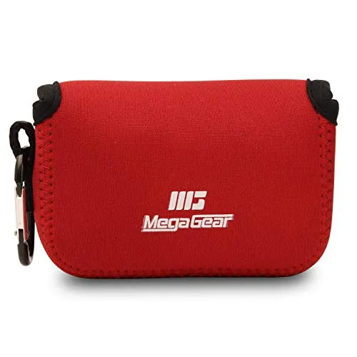 MegaGear MG793 Nikon Coolpix W100, S33 Ultraleichte Kameratasche aus Neopren - Rot