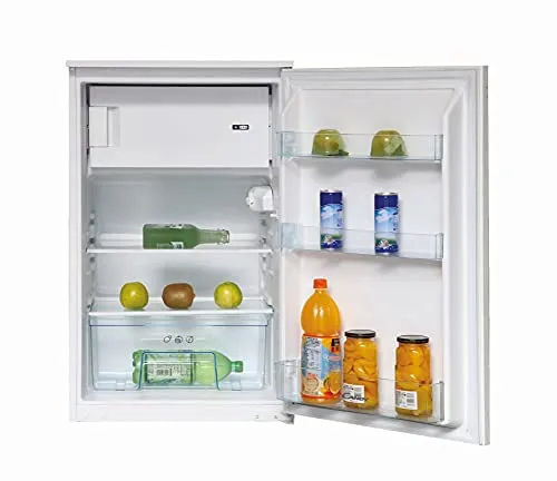Candy CM4S59EW Einbau-Kühlschrank mit Gefrierfach - Kühlschrank mit Schlepptürtechnik, 163 Liter Volumen, ideal für platzsparende Küchen und mit energieeffizientem Betrieb.